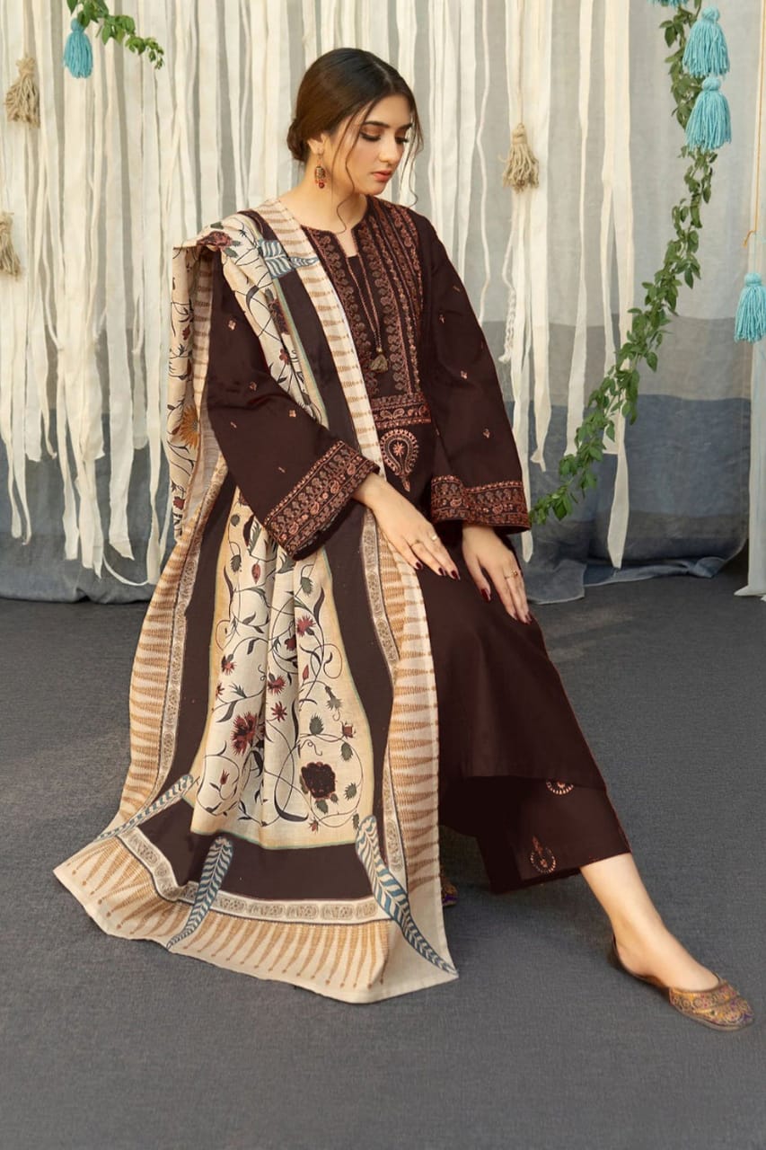 ASLING - Embroidered 3 Piece Unstitched Collection