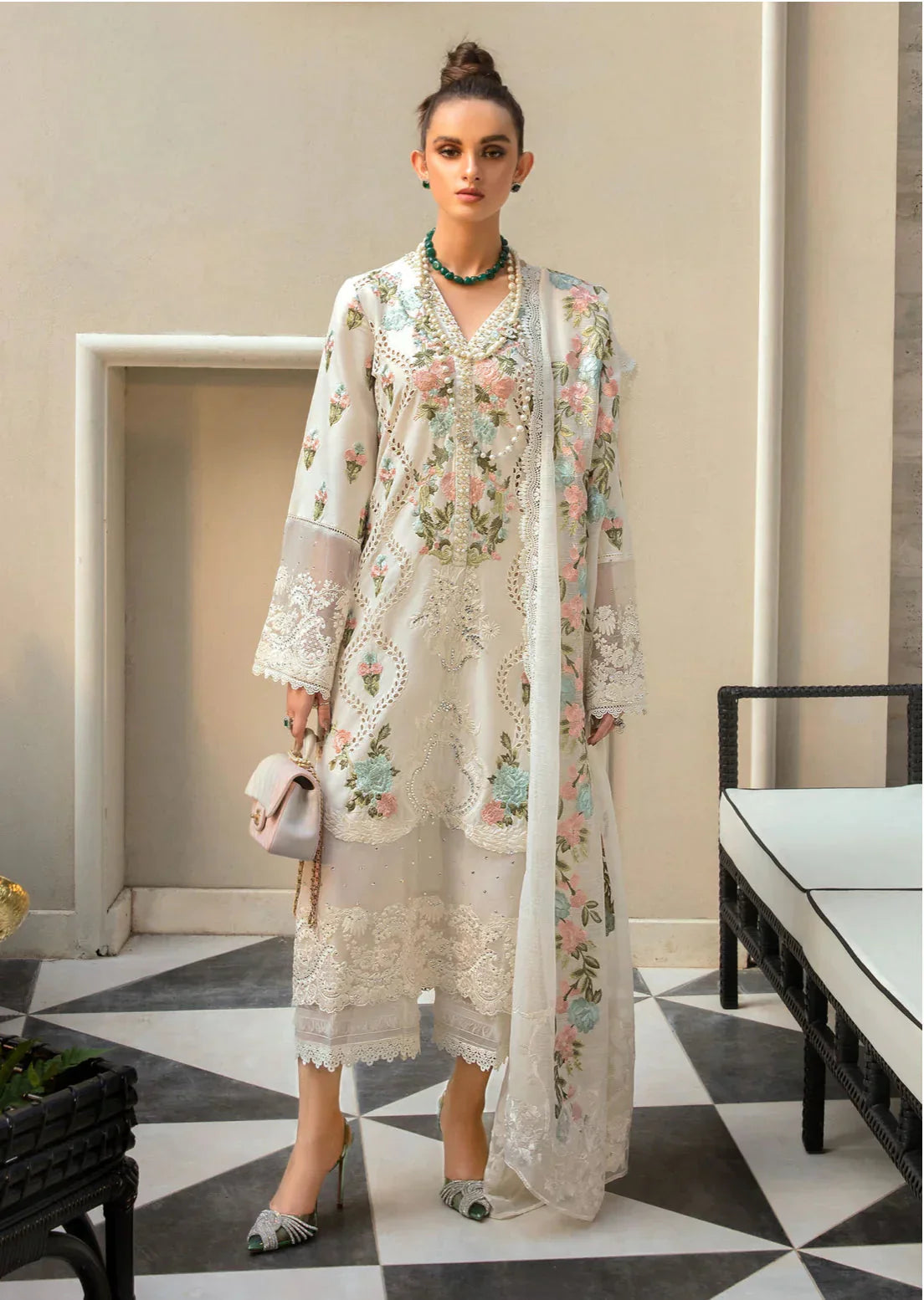 Crimson By Saira Shakira - Luxury Unstitched Lawn Collection