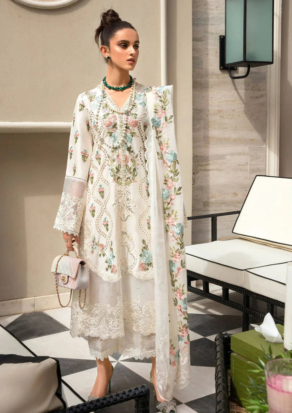 Crimson By Saira Shakira - Luxury Unstitched Lawn Collection