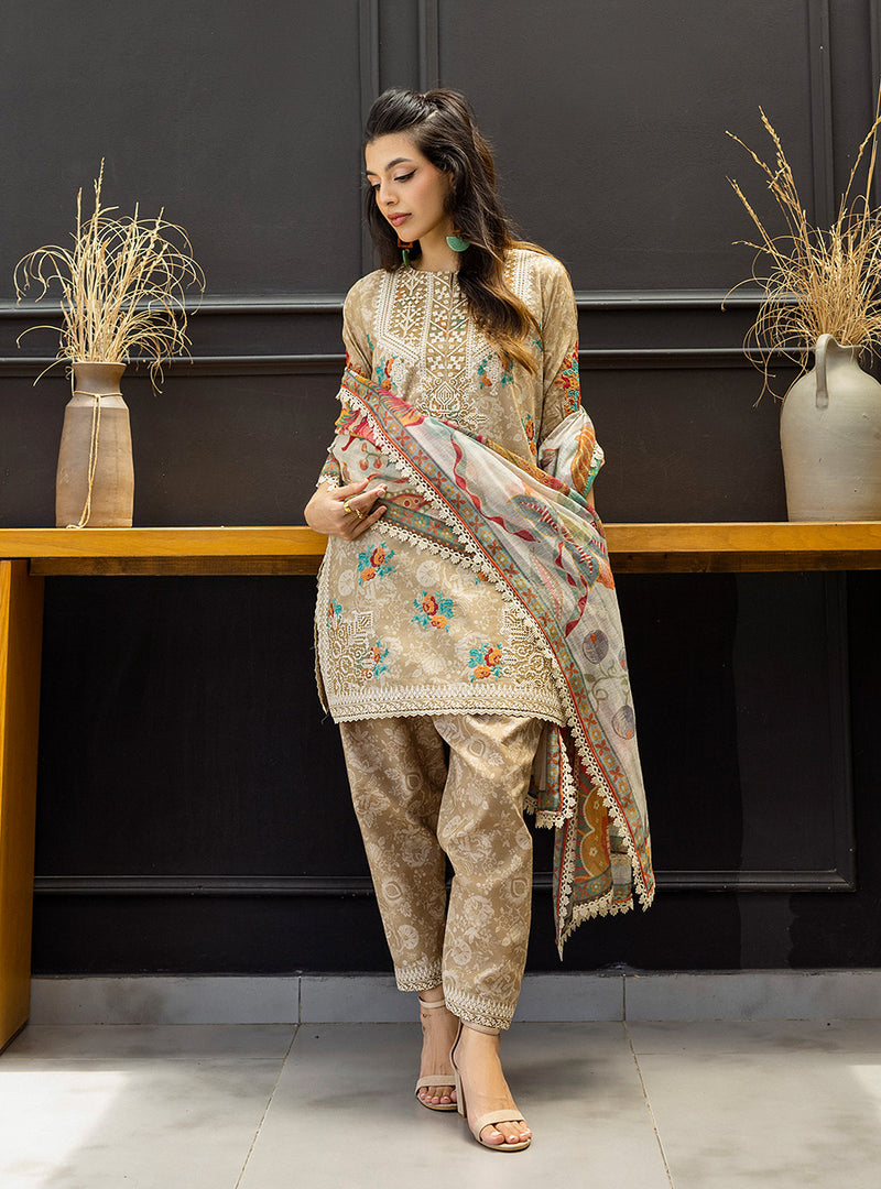 ZAINAB CHOTANI Unstitched Lawn 3-Piece Collection