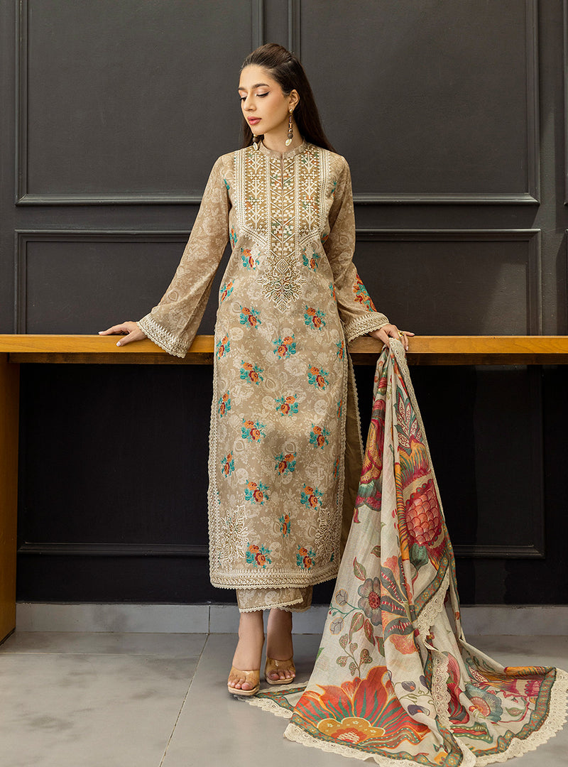 ZAINAB CHOTANI Unstitched Lawn 3-Piece Collection