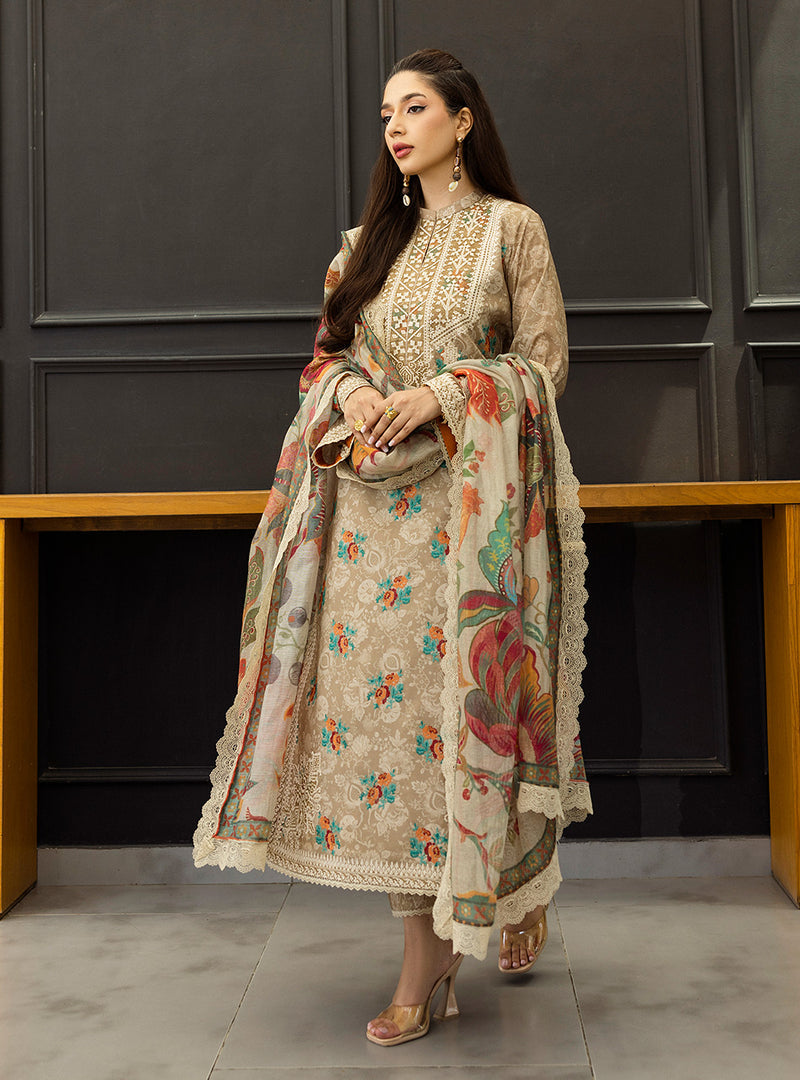 ZAINAB CHOTANI Unstitched Lawn 3-Piece Collection