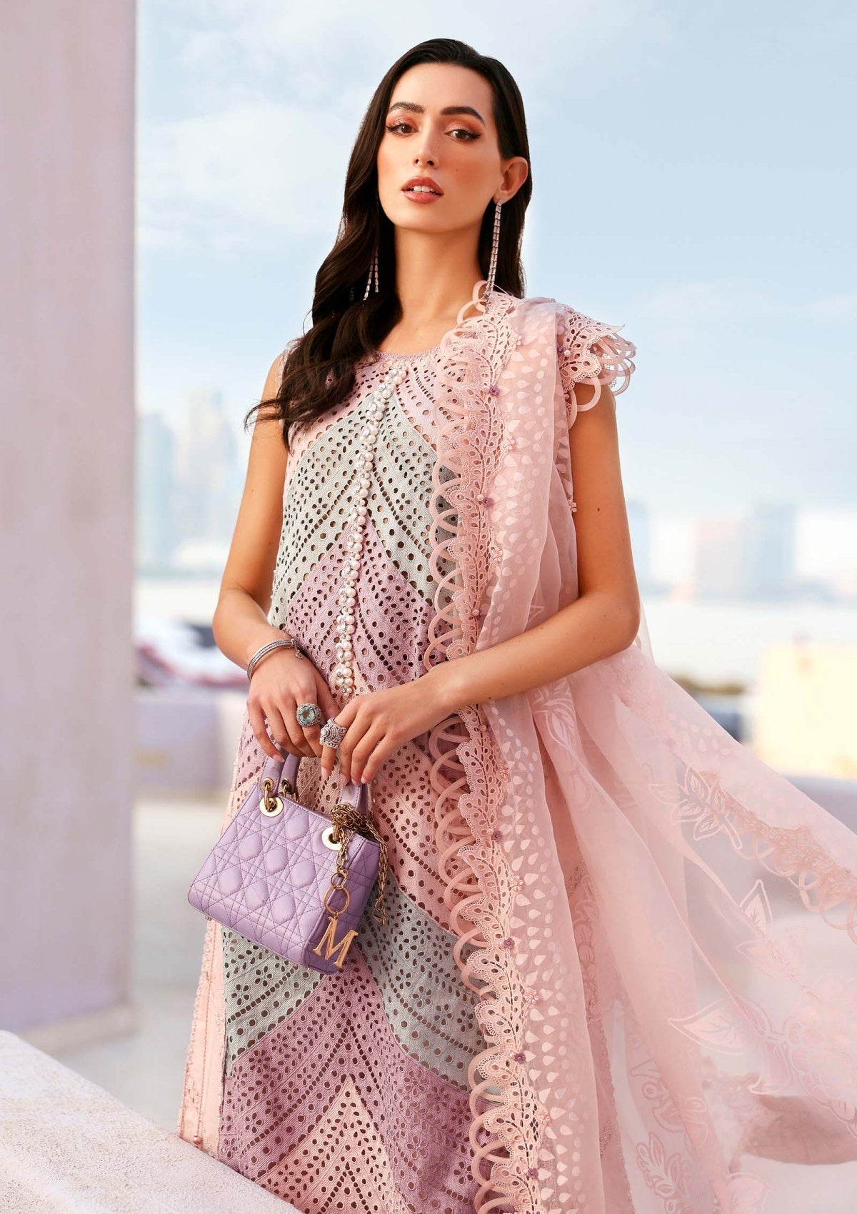 Maria.B Swiss Lawn Embroidered 3-Piece Artical