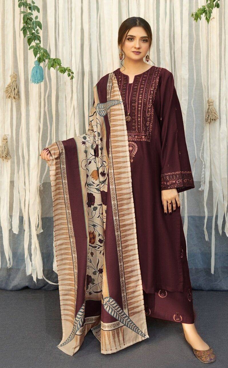 ASLING - Embroidered 3 Piece Unstitched Collection