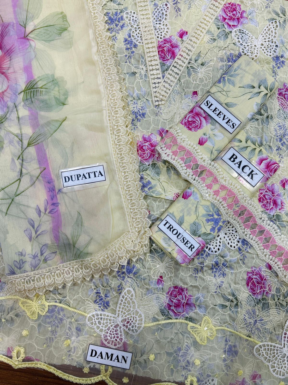 MARIA.B Lawn 3-Piece Unstitched Butterfly Collection