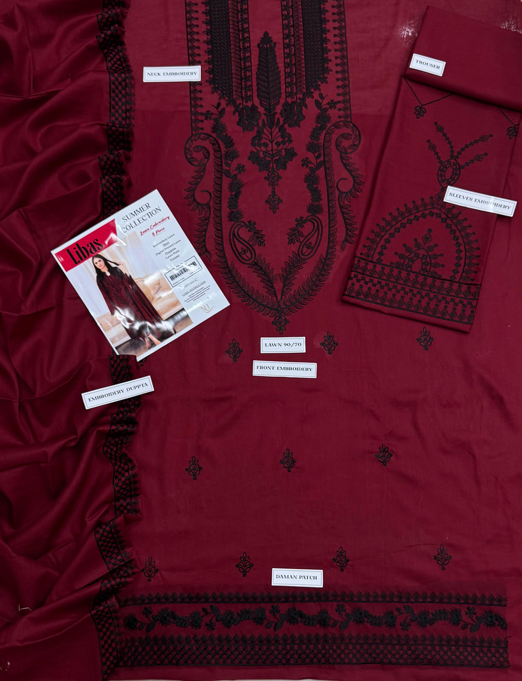 LIBAS Lawn 3-Piece Embroidered Summer Collection