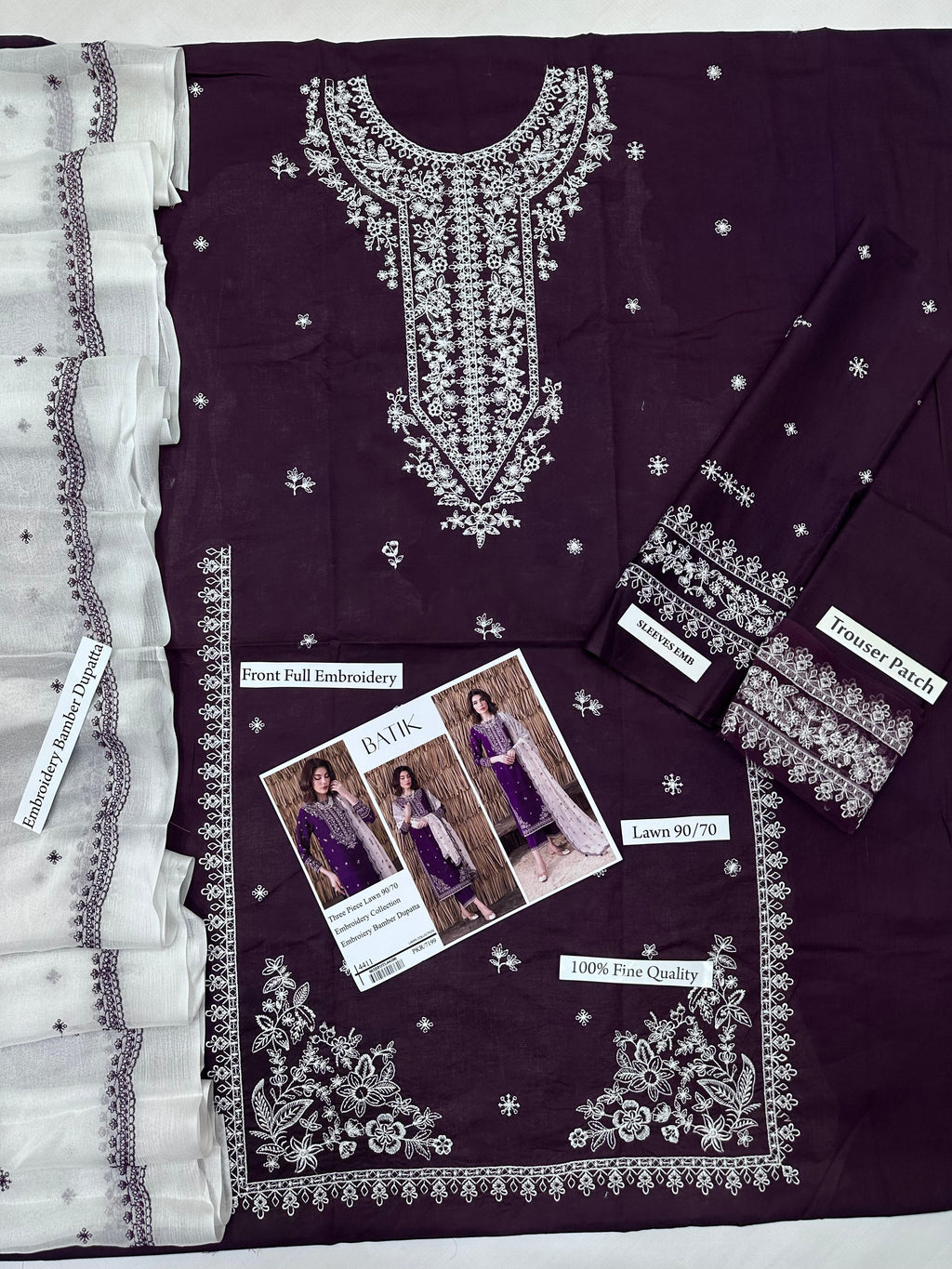 BATIK Lawn 3-Piece Unstitched Lastest 2026 Collection