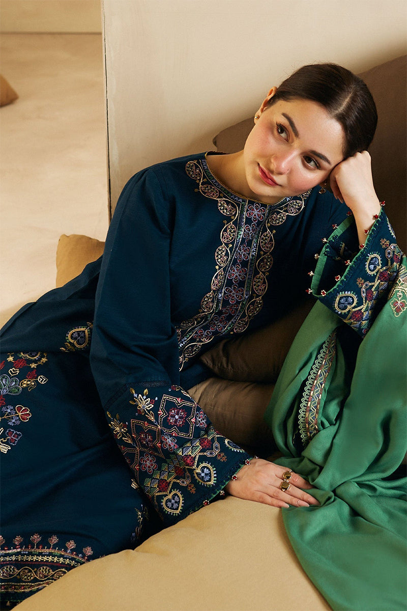 DHANAK EMBROIDERED UNSTITCHED COLLECTION - 3 PIECE