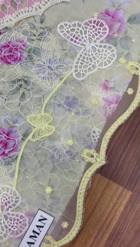 MARIA.B Lawn 3-Piece Unstitched Butterfly Collection