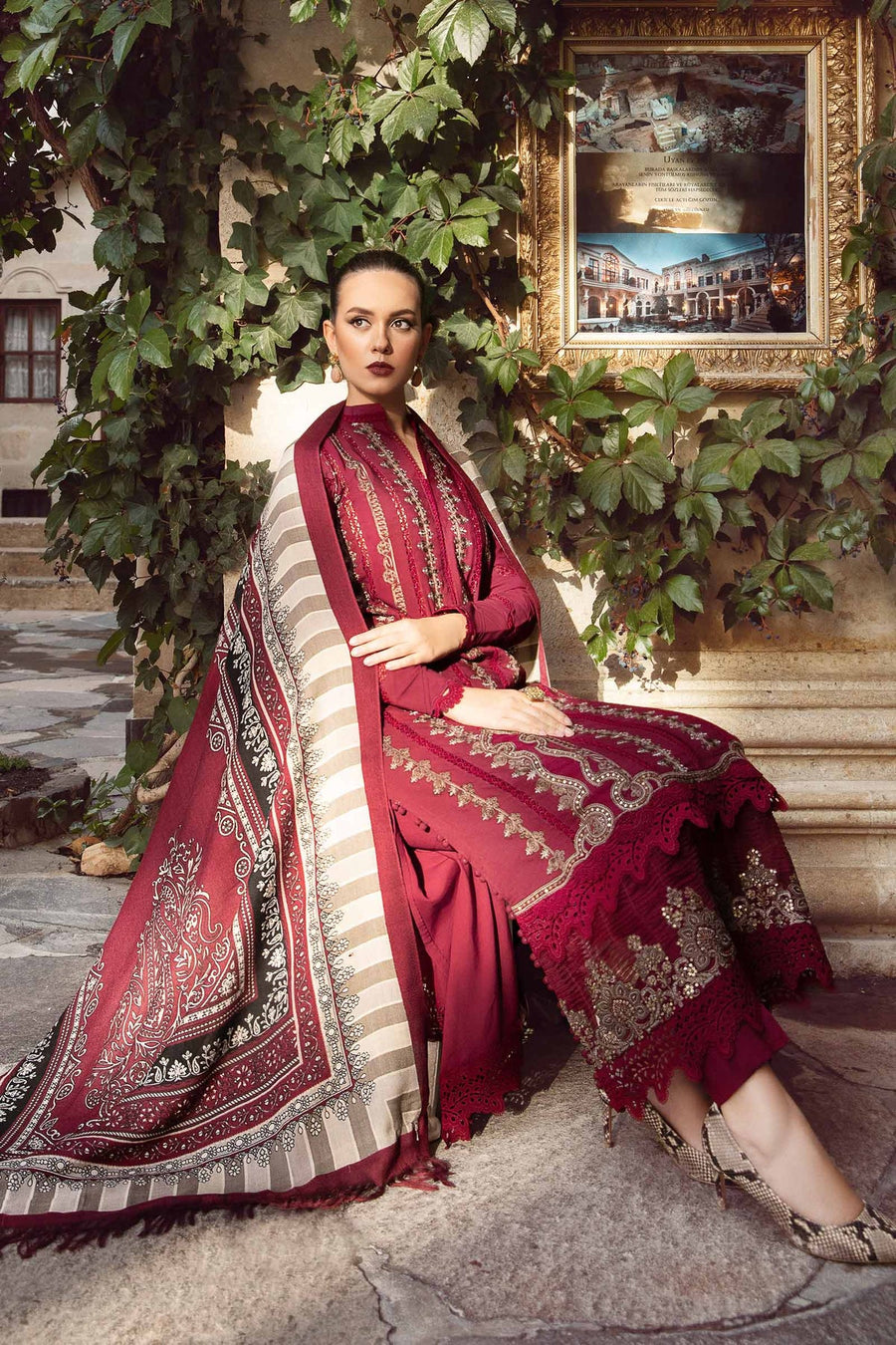 MARIA.B Heavy Chikankari Embroidered Collection