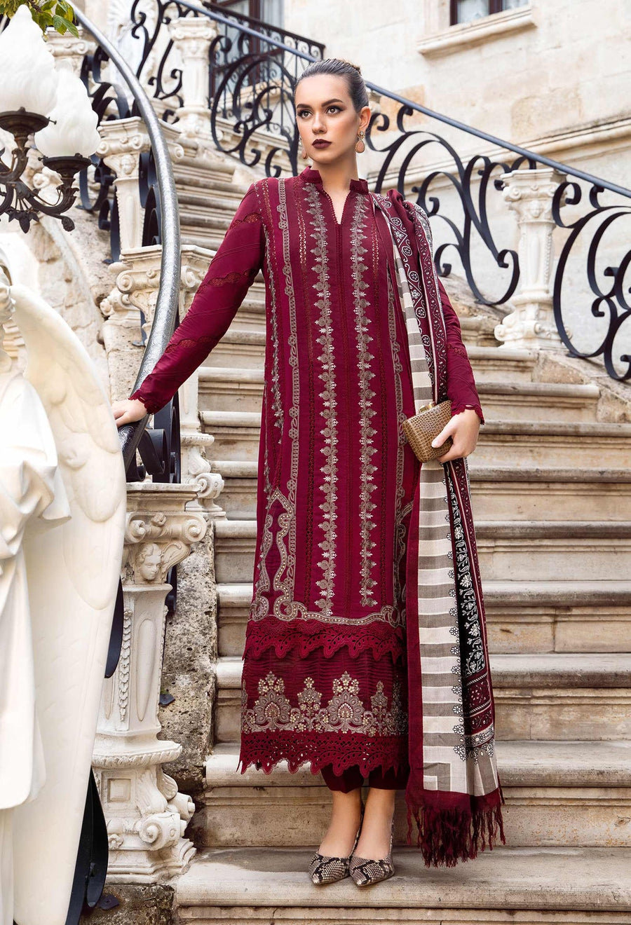 MARIA.B Heavy Chikankari Embroidered Collection