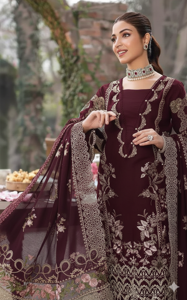 KAHF Festive 3-Piece Unstitched Collection 2026