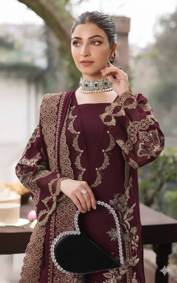 KAHF Festive 3-Piece Unstitched Collection 2026